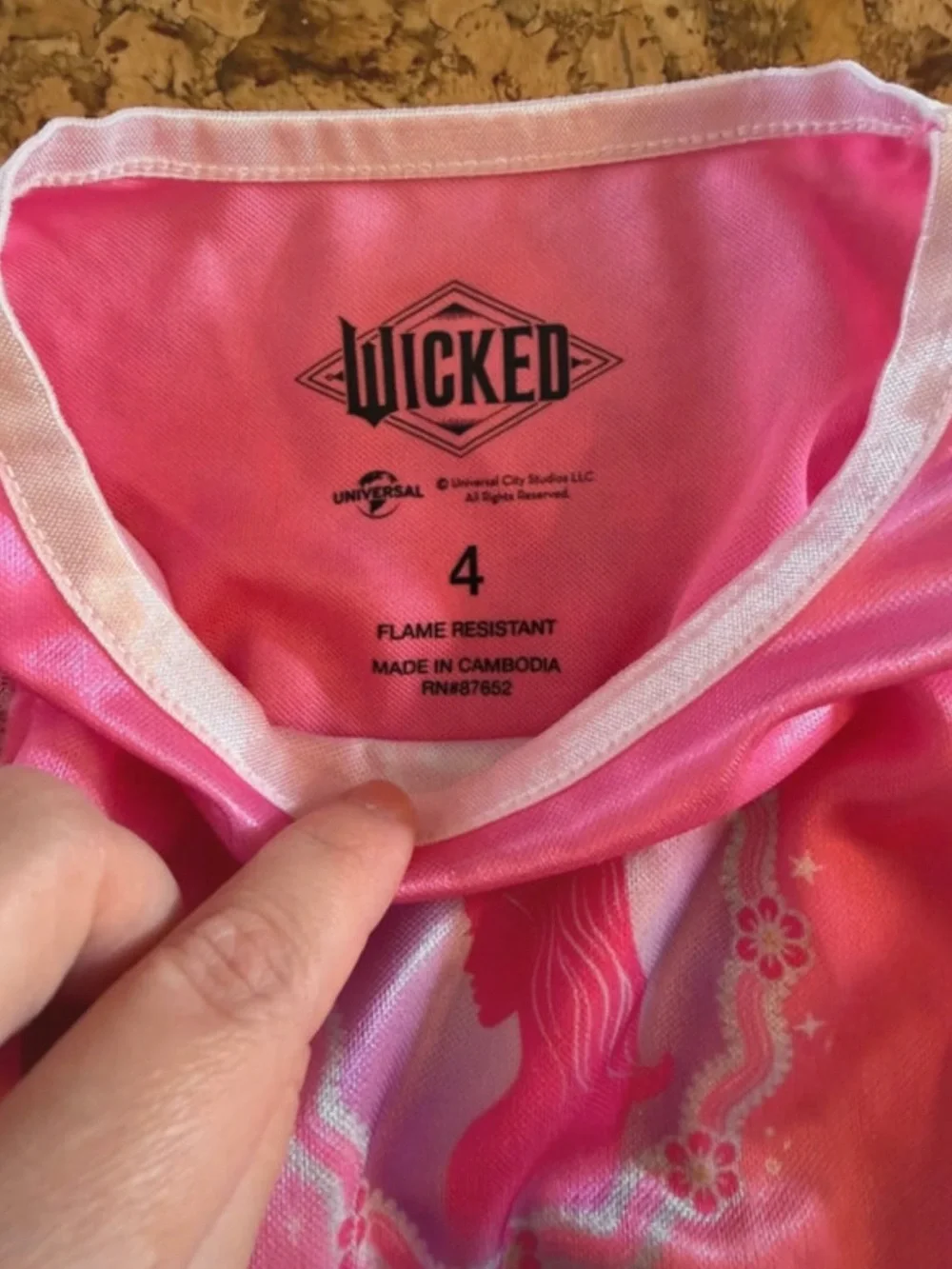 WICKED Pink Sparkle Princess Dress for Kids